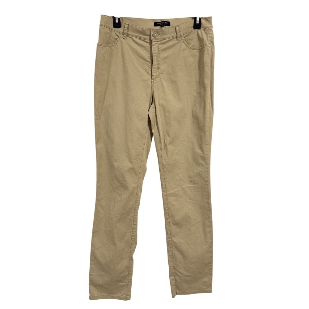 Lafayette 148 New York Tan Chino Pants Size 6.‎